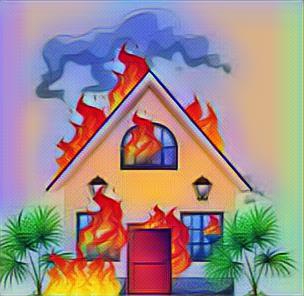 تفسير رؤية النار في البيت