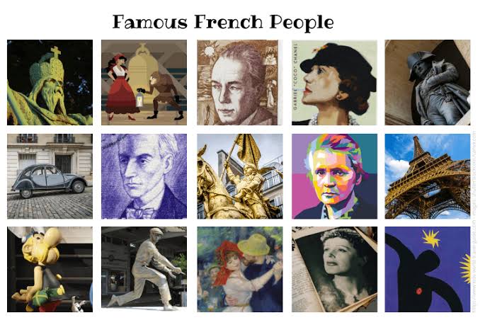 شخصيات فرنسية شهيرة