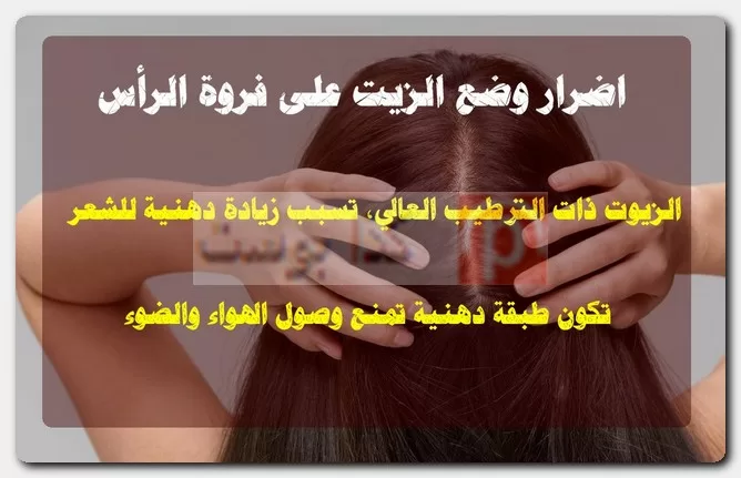 اضرار وضع الزيت على فروة الرأس نتائج الزيت على الشعر الجاف والدهني